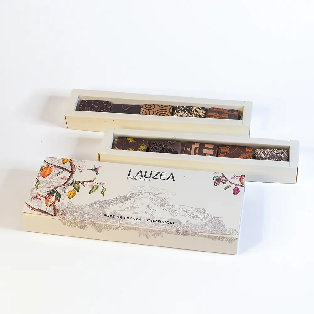 [CARRE10CHO] ÉCRIN 10 CHOCOLATS (ou 16 petites découpes)